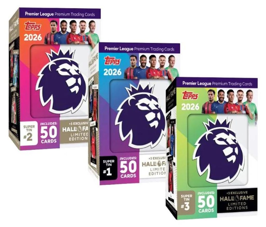 2025-26 Topps Premier League Super Tin Angličtina Obrázok produktu 