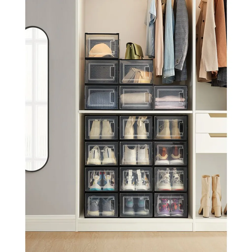 Pack de 12 Boîtes de Rangement pour Chaussures - Gain de Place Idéal - 2