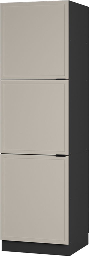 Herdumbauschrank Vicco Fame-Line GrauBeige 60 cm, Model 50368