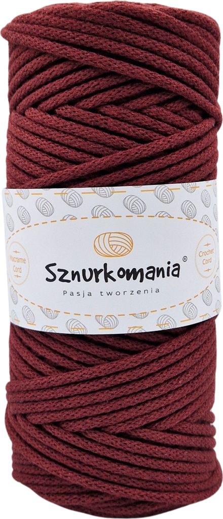 Baumwollkordel mit einem Kern 3mm 100m, Makrameegarn, Makrameekordel, Häkelkordel, Makrameekordel, Naturgarn, 3mm Kordel, geflochtene Baumwollkordel,