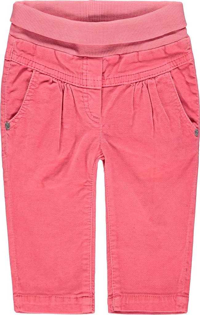 Kanz Mädchen Stoffhose, rosa, mit breitem Umschlagbund, Kinderbekleidung