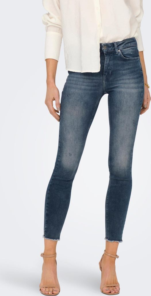 Only Blush Life Mid Ankle Skinny Jeans Damen