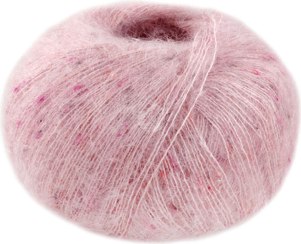 Lana Grossa - Natural Superkid Tweed 0629 rosé Produktbild 