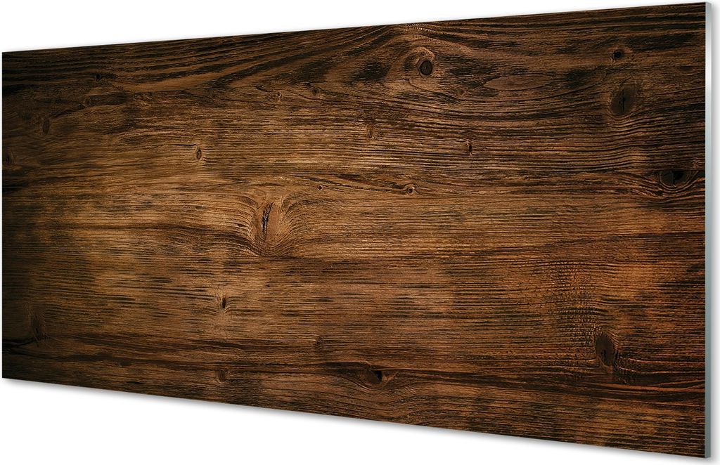 Glasbilder 140x70 Wandkunst Holzmaserung Knoten