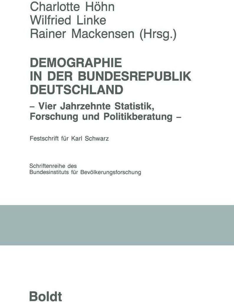 Demographie in der Bundesrepublik Deutschland