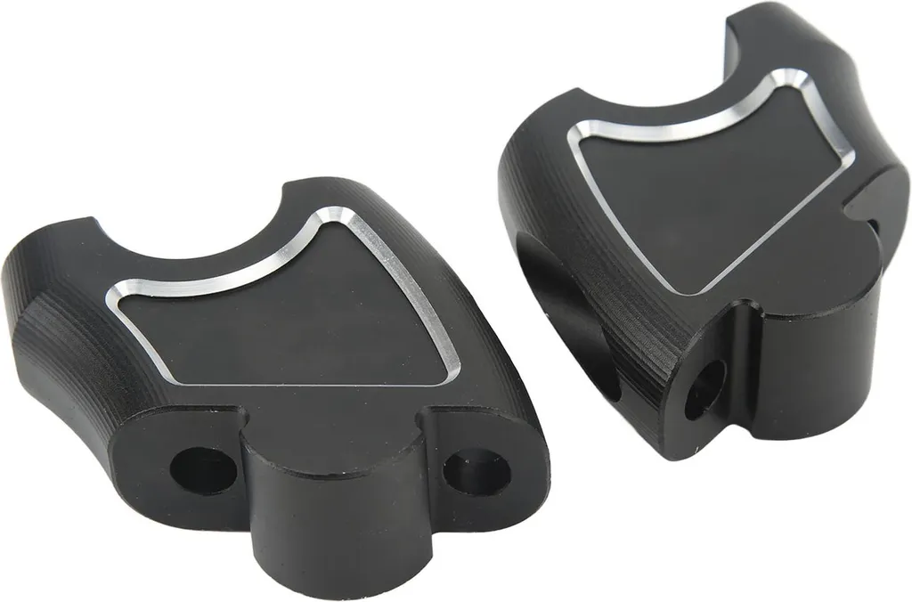 Réhausseur Guidon Alu CNC Noir et Blanc pour Benelli TRK502X et 502C