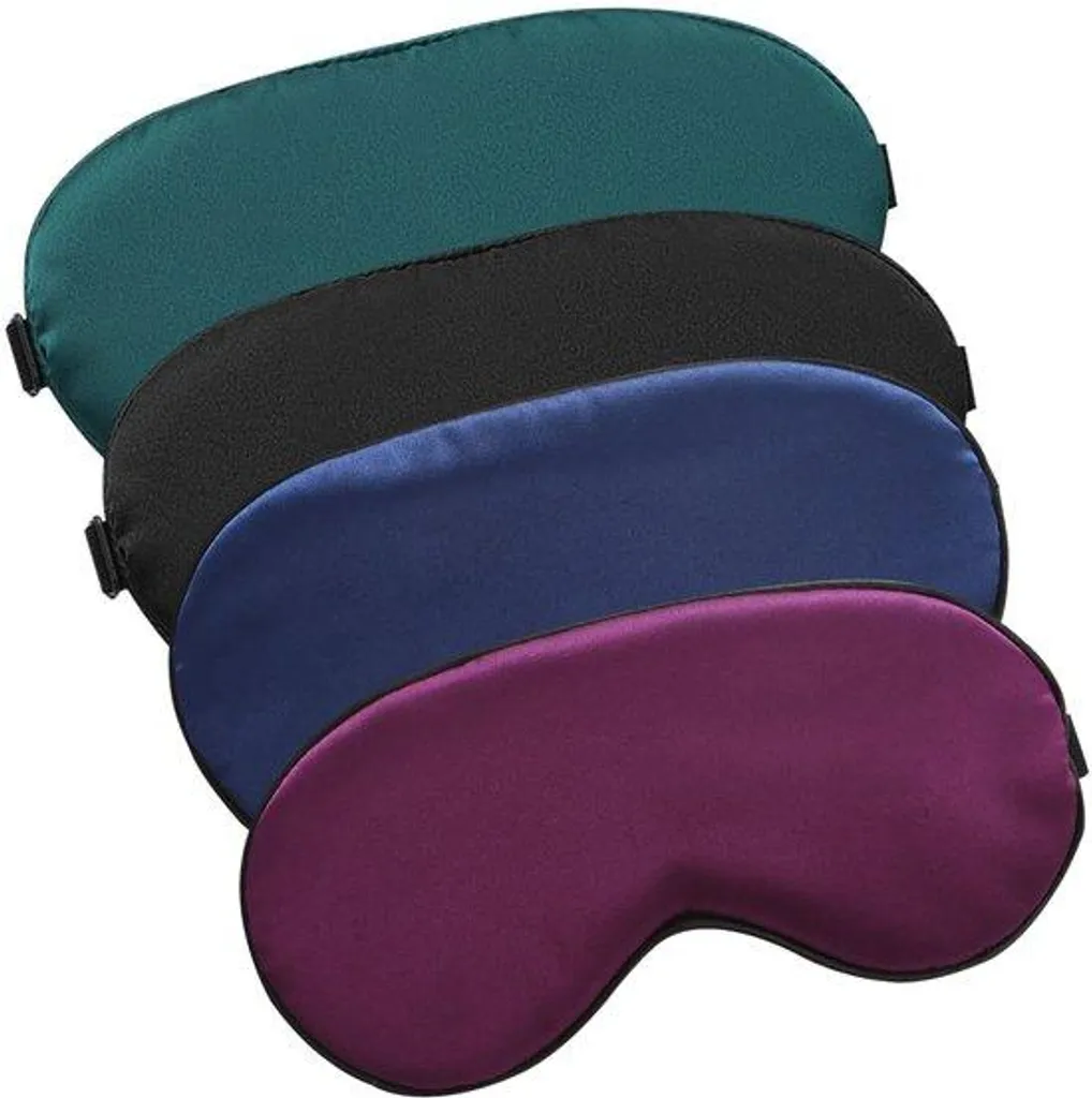 Masque de Nuit Doux Lot de 4 Cache-yeux de Sommeil pour Homme Femme