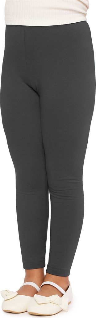 Merry Style Mädchen Lange Leggings aus Baumwolle MS10-225 (Graphite, 122 cm).