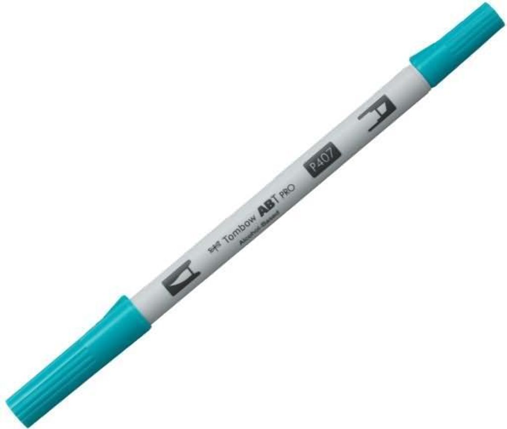 Dual-Fasermaler ABT Pro Keilspitze/Pinselspitze Alkoholbasis tiki teal