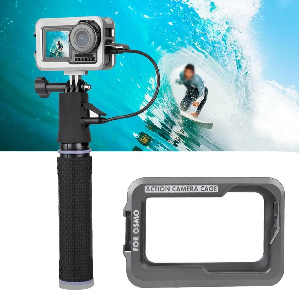 Cage en aluminium DJI Osmo ultra légère avec sabots de fixation