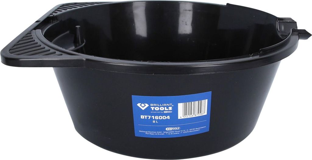 BRILLIANT TOOLS BT716004 Öl-Auffangwanne / Mehrzweckwanne, 8 Liter