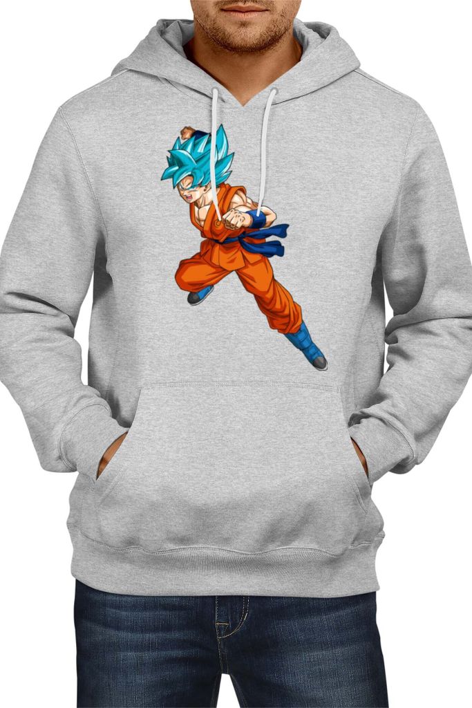 Herren Kapuzenpullover Japan Anime Manga Comics Dragon Anime Manga Ball Z 11, Man L / Grau