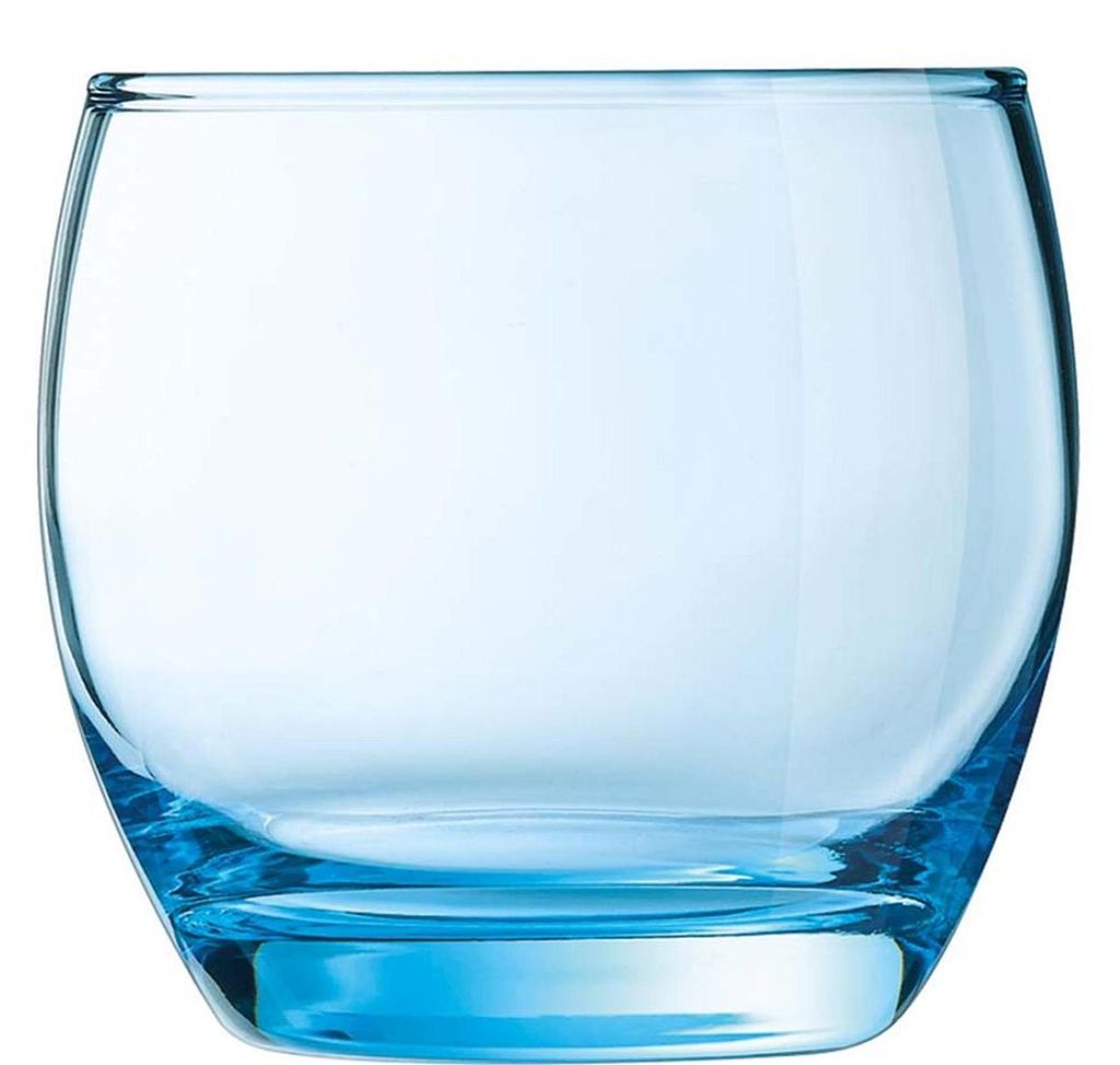Arcoroc ARC C9688 Salto Ice Blue Whiskyglas, 320ml, Glas, Produktbild 