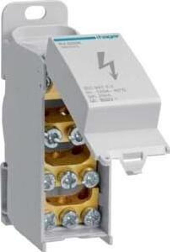 HAGER KJ02DN Verteilerblock 125A geschlossen, 1polig (KJ02DN)