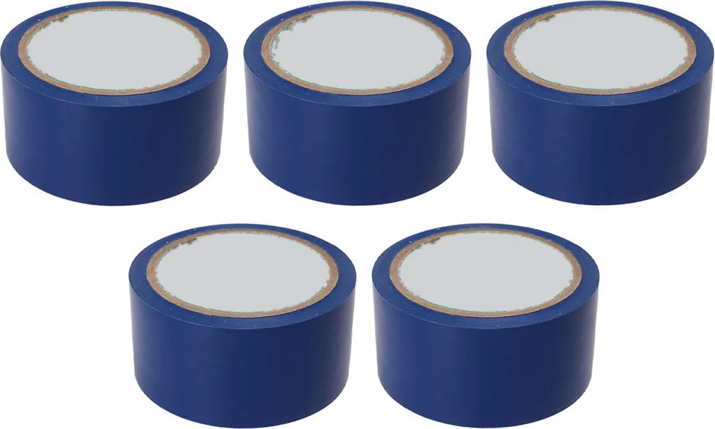 Ruban de Marquage Bleu 5cm Adhésif Résistant pour Terrain de Tennis