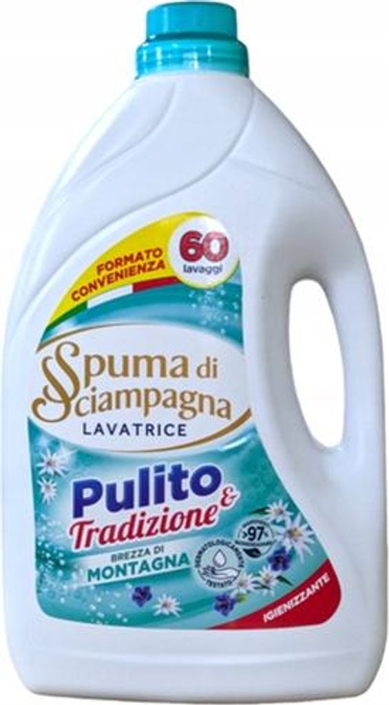 Lavatrice Liquido Freschezza Alpina 60 Waschgänge 3l - Produktbild 