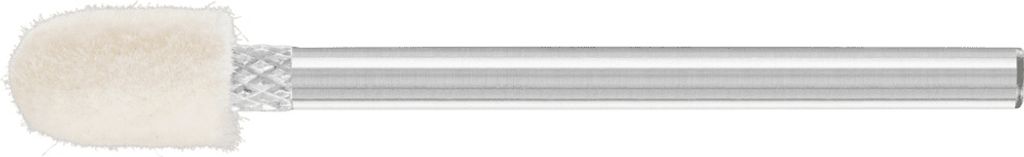 PFERD TOOLS mittelharte Filzpolierstifte Walzenrundform Ø 6x10mm Schaft-Ø 3 mm