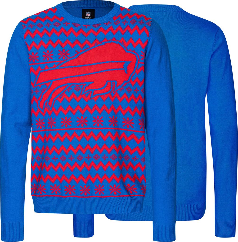 NFL Buffalo Bills Ugly Sweater Big Logo 2-Color Christmas Produktbild 3