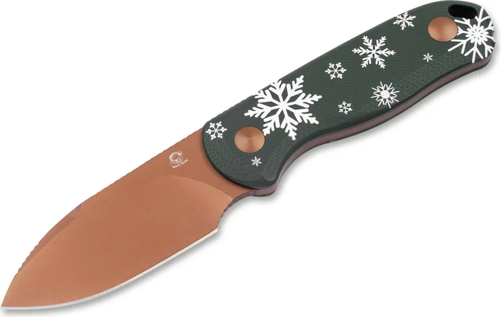 Couteau Kizer Drop Bear Noël Lame 82mm et Système Clutch Lock Fluide