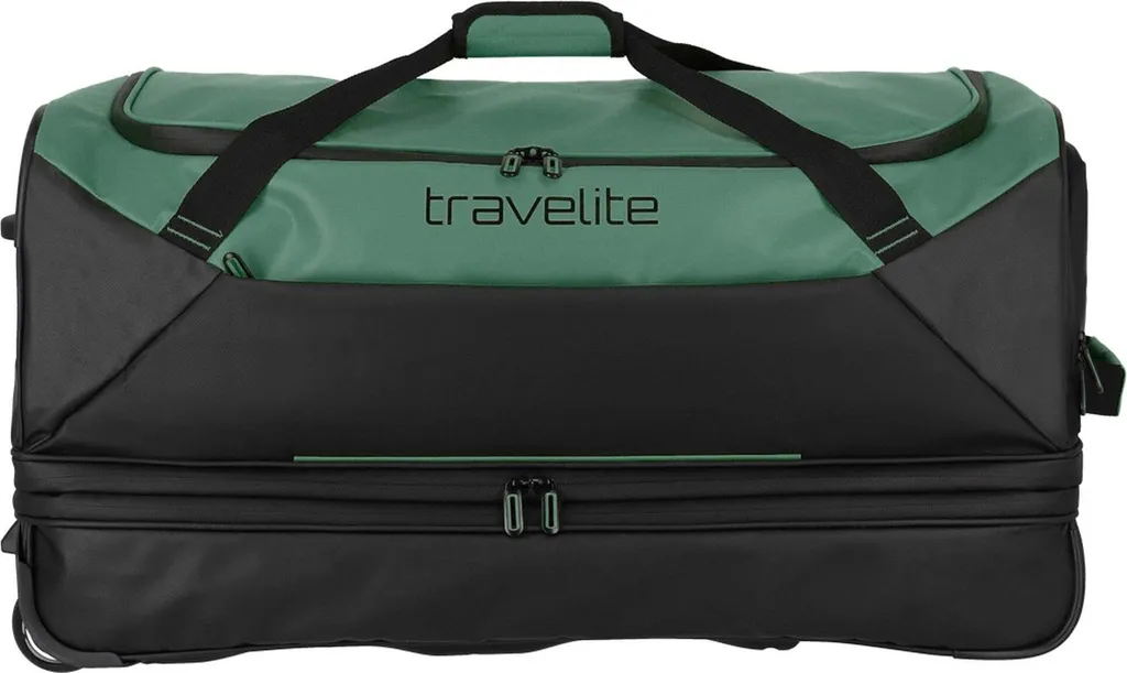 Sac de voyage trolley extensible grand volume 98L vert - 2
