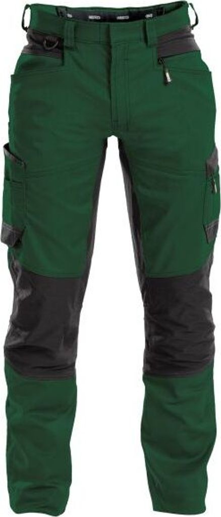 DASSY Arbeitshose HELIX Stretch Gr. 56 grün/anthrazit MINUS