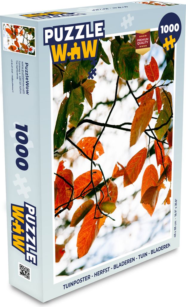 MuchoWow Puzzle 1000 Teile Herbst - Blätter - Landleben - Jahreszeiten - Spielzeug - Alt und Jung - Spiele - Puzzeln