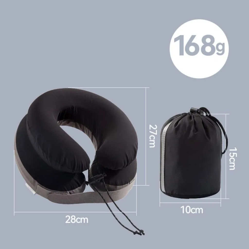 Oreiller cervical respirant en TPU avec support 3D et gonflage double