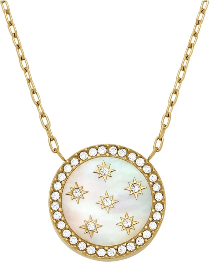 Recensione Collana Fossil JF04865710 Acciaio Inox Oro e Madreperla