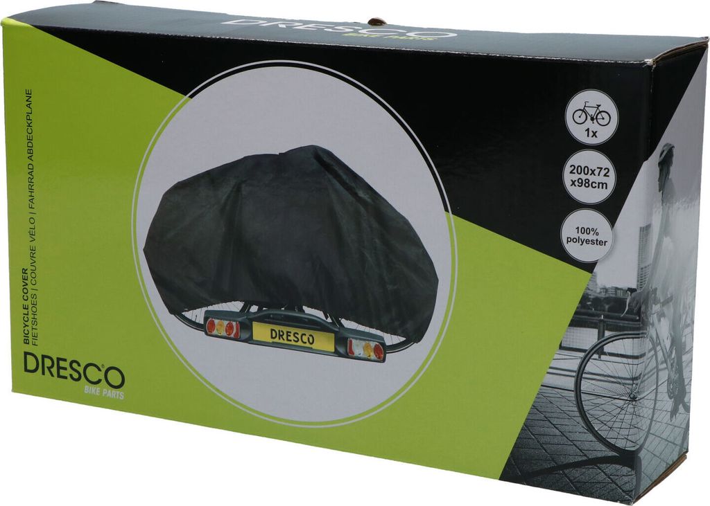 Housse pour vélo Dresco (1 vélo) 200 x 72 x 98 cm Image du produit 