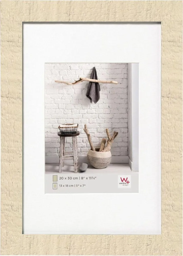 Cornice 50x70 Bianca Crema in Legno | Design Minimal ed Elegante