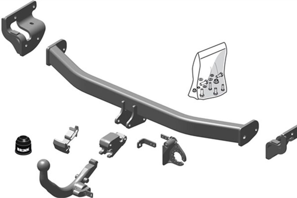 BRINK 566800 Anhängerkupplung 1500kg Max für KIA CARENS IV