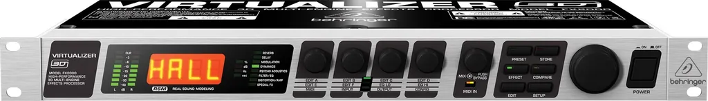 Behringer FX2000 Virtualizer 3D Processeur de Effets Multi-Moteur Noir