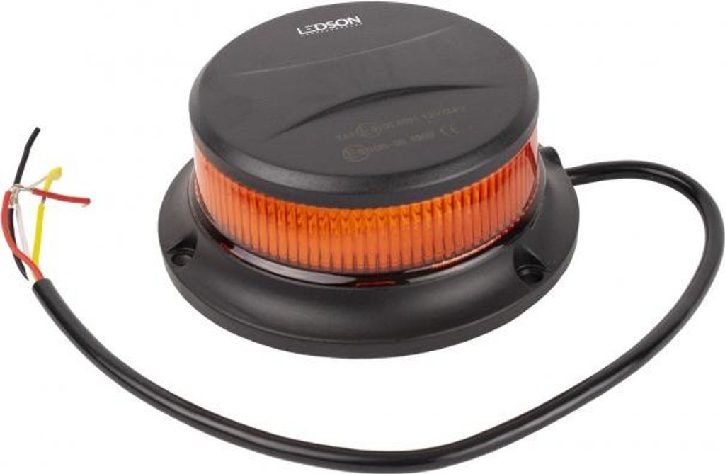Signalleuchte - Ledson - Slim - Amber - 7 Blitzmuster - Amber - R65 - 12V-30V