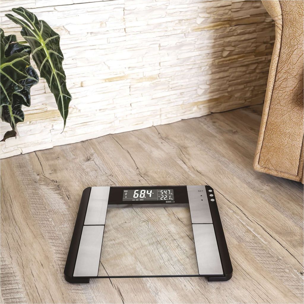 EMOS Digitale Personenwaage mit BMI und Memory Funktion, Produktbild 3