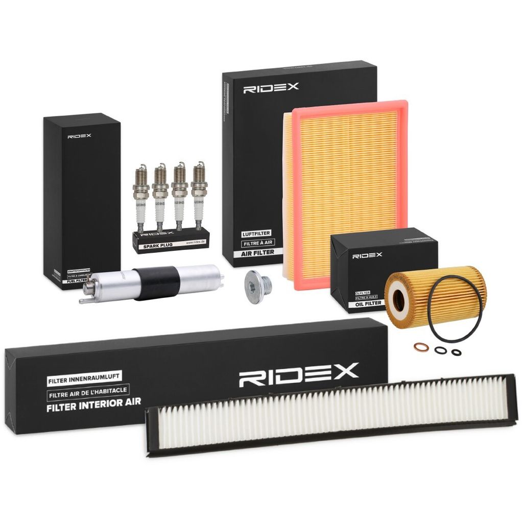 RIDEX Inspektionspaket Filterset für BMW 3 Limousine (E46) 3 Touring (E46) 3 Coupe (E46)