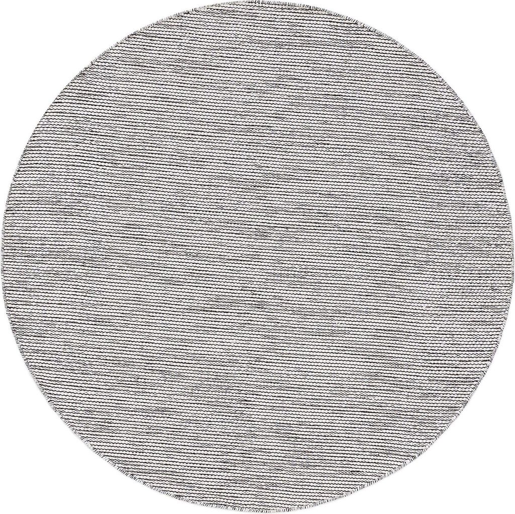 benuta Teppich Wohnzimmer Baumwollteppich Ron Beige/Schwarz Produktbild 