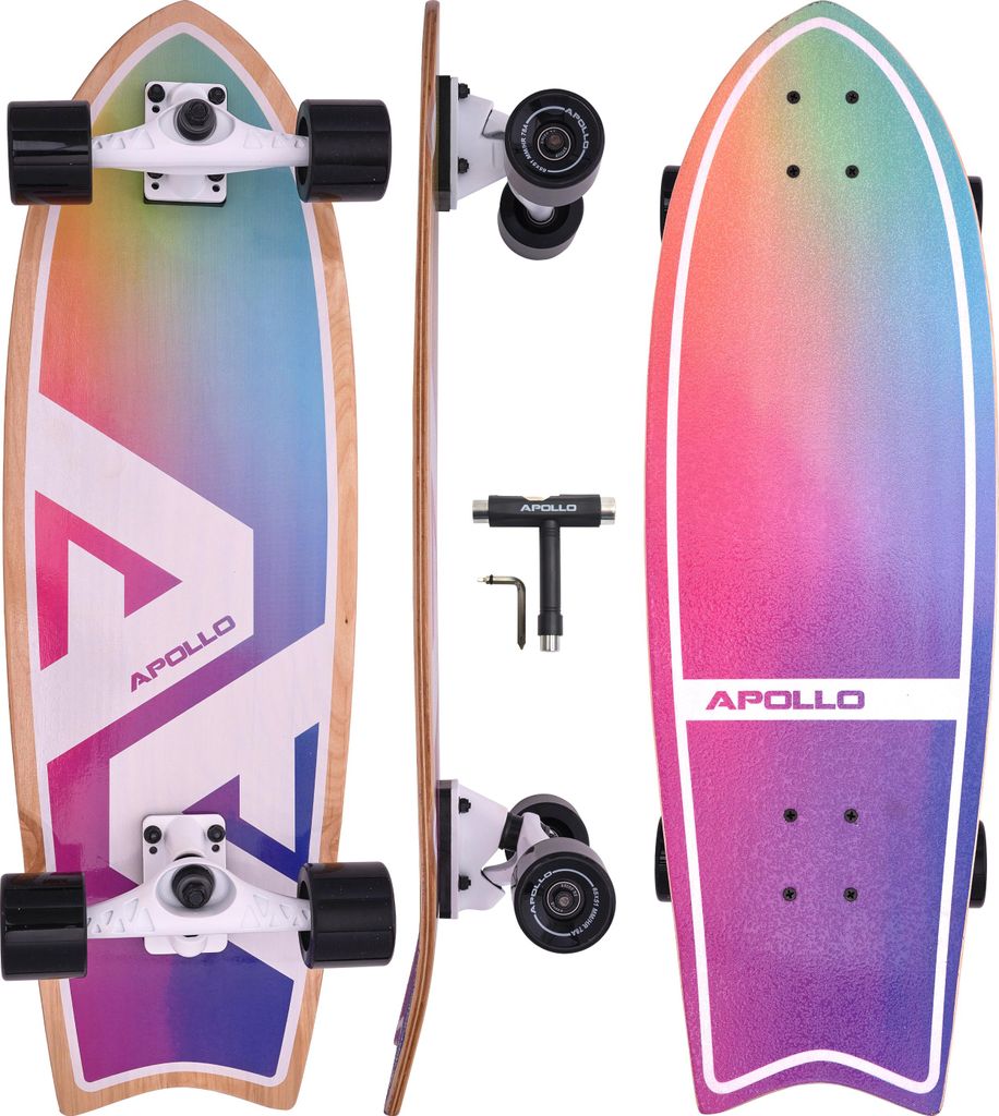 Surf Style Board - Apollo Rainbow - 30 x 9,5" Produktbild 