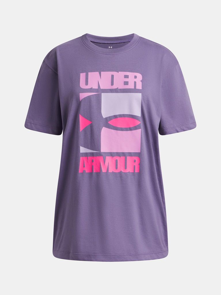 Under Armour Mädchen UA G BLOCK LOGO OS SS T-Shirt YSM