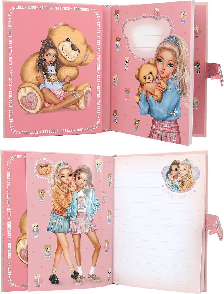 TOPModel Geheimcode Tagebuch mit Sound TEAM TEDDY Produktbild 3