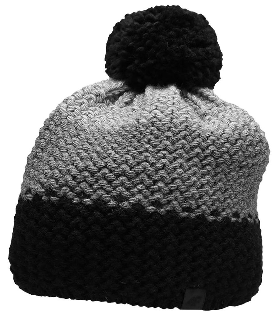 4F - "H4Z22 CAM012" Mütze für Herren MR1266 (L) (Schwarz/Grau/Silber)