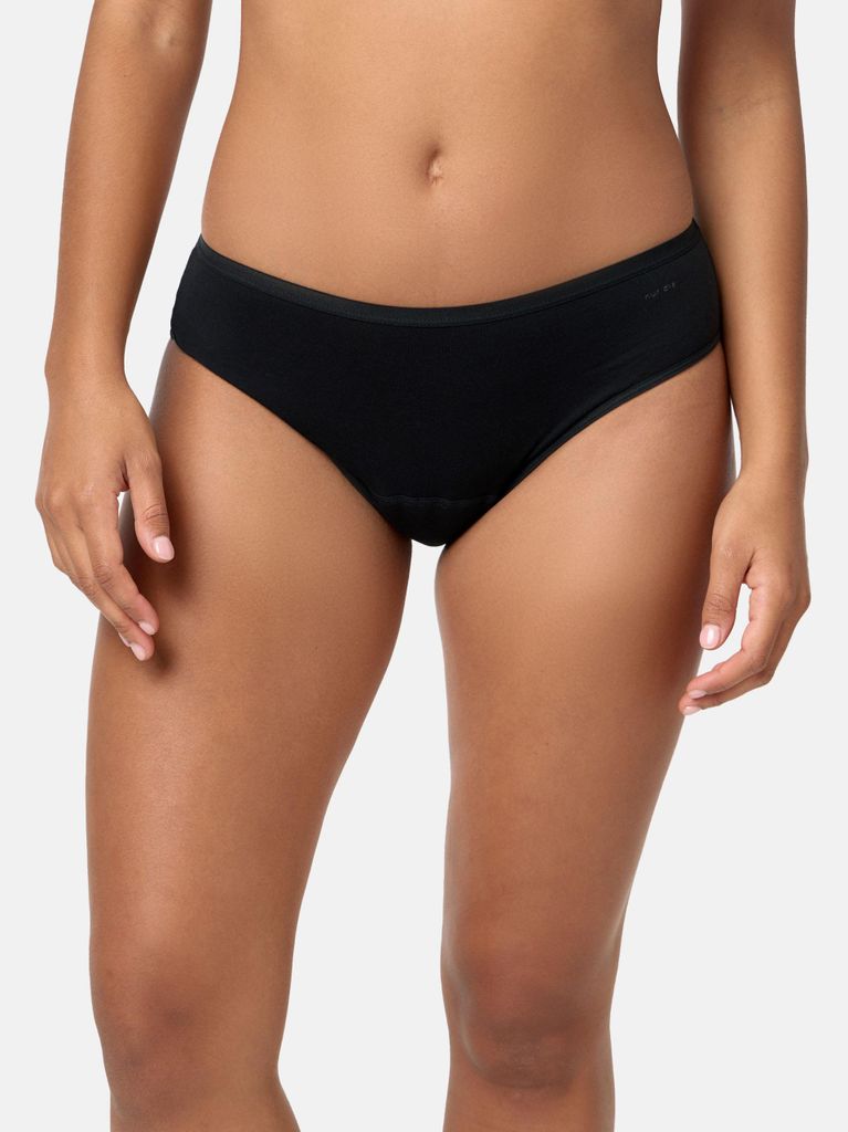 NUR DIE Damen Slip 9-Pack Hygienewäsche Alles Unbeschwert - schwarz - Größe 48-50