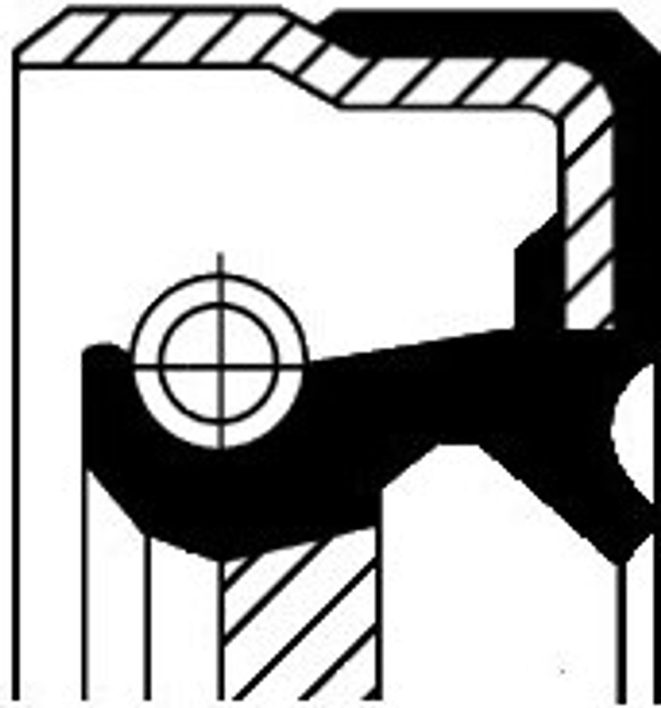 Corteco | Wellendichtring, Differential (01033752B) passend für Ford