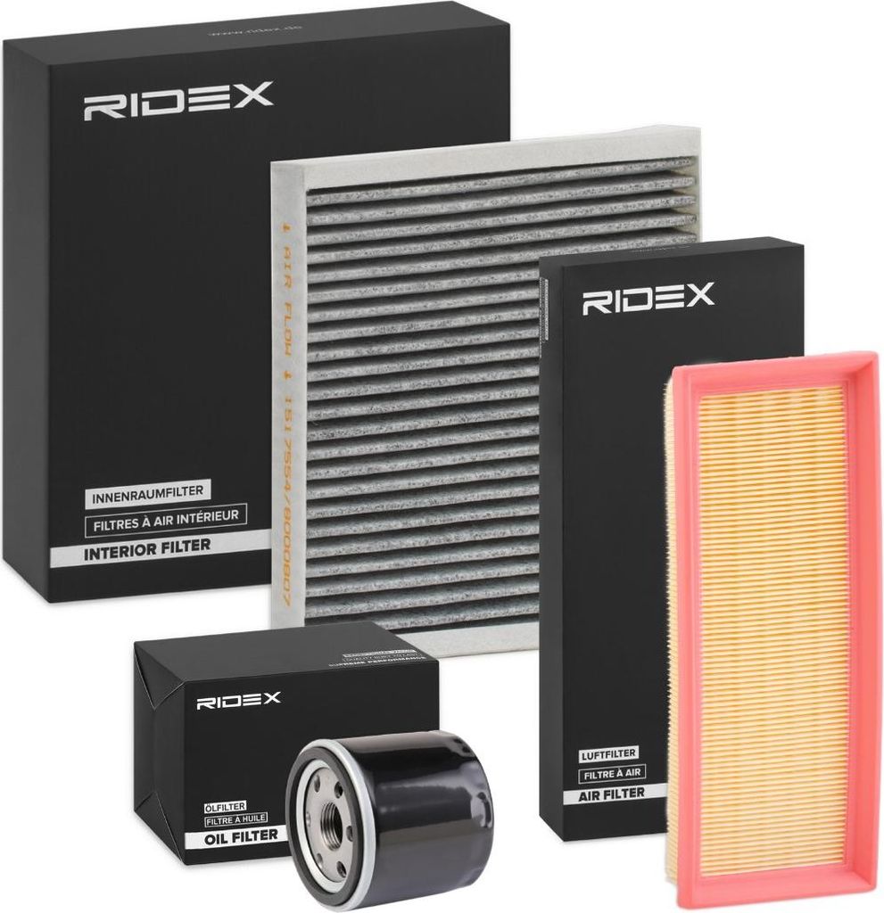 RIDEX Filterset Inspektionspaket Filtersatz für SMART Produktbild 