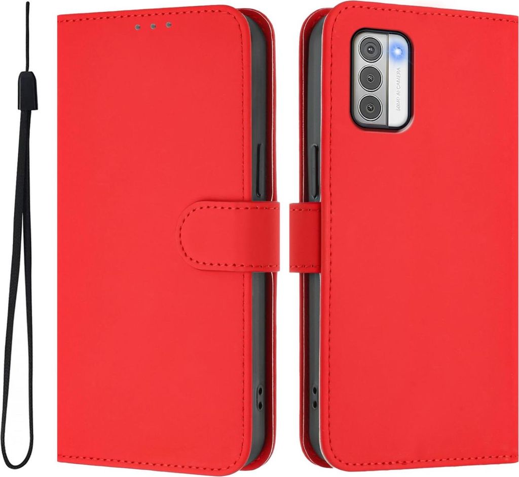 Mobigear Urban Wallet Nokia G42 Hülle Klapphülle Geldbörse - Rot