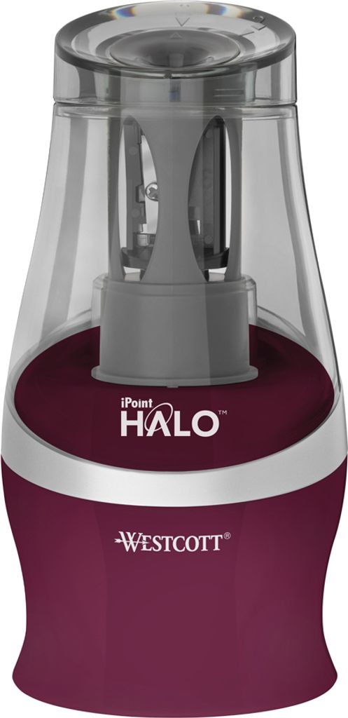 WESTCOTT Elektrischer Spitzer iPoint Halo brombeere