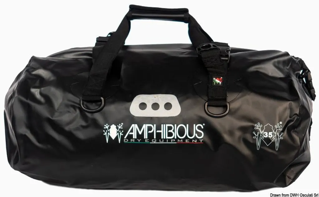 Sac à Dos Étanche 35L Noir pour Activités Nautiques Amarouk Osculati