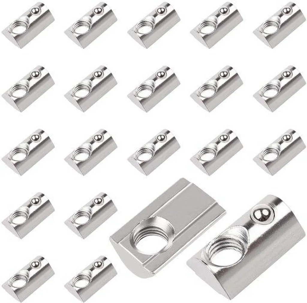 Lot de 20 profilés en aluminium avec rainures standards pour châssis DIY