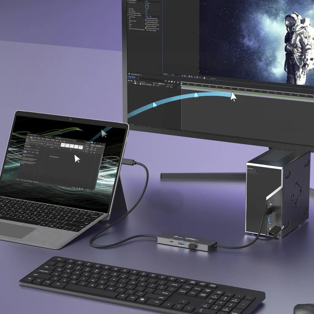 Station d'Accueil Multi-Écran j5create JCH462-N Hub USB-C Adaptateur - 11
