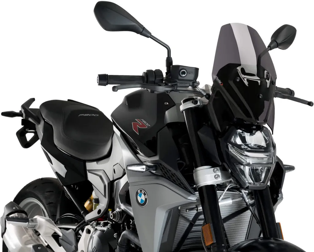 Saute-vent PUIG 20360F Sport pour BMW F900R - Coloris Fumé Foncé