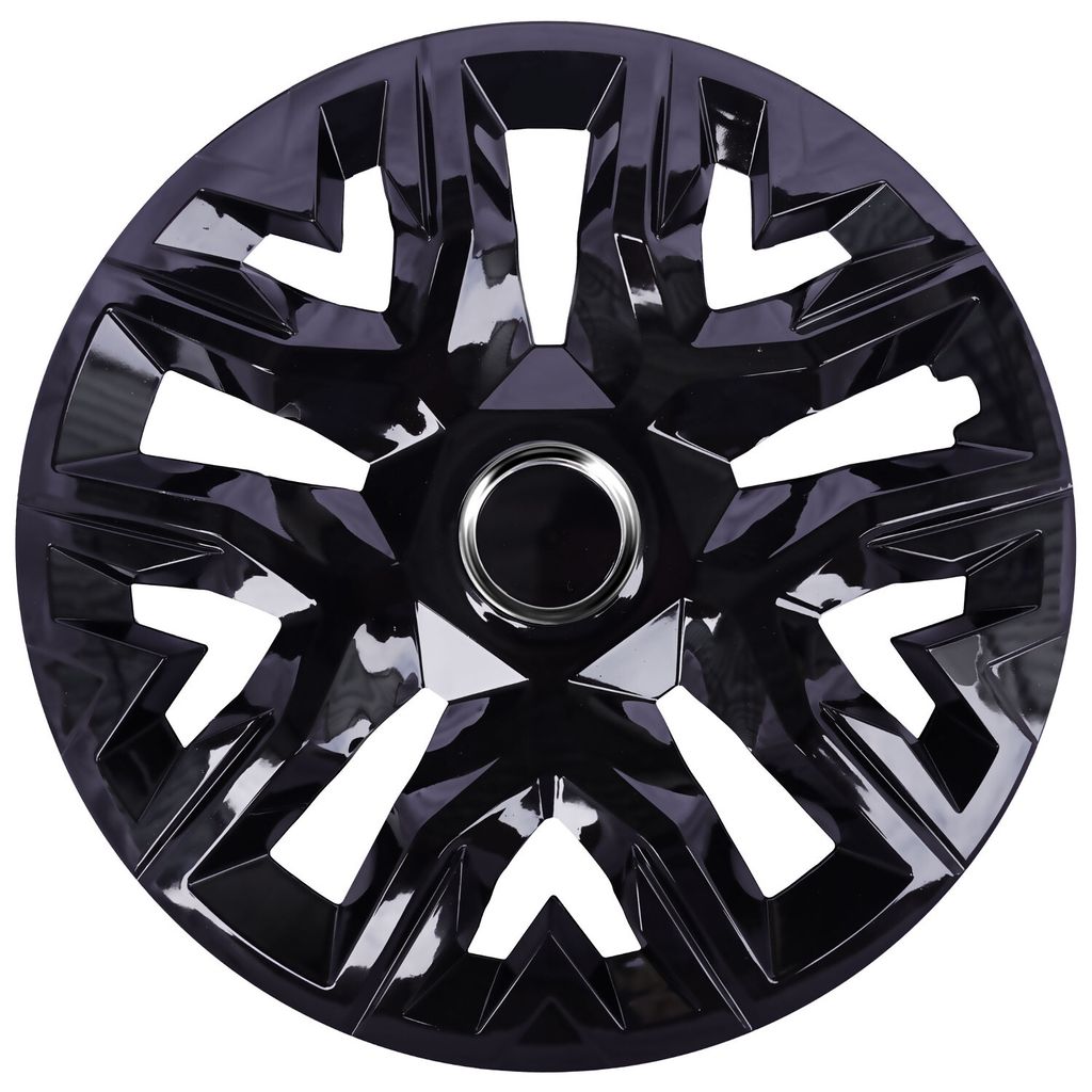 Universal Radkappen 16'' NRM Perfecto schwarz lackiert 4 Stück